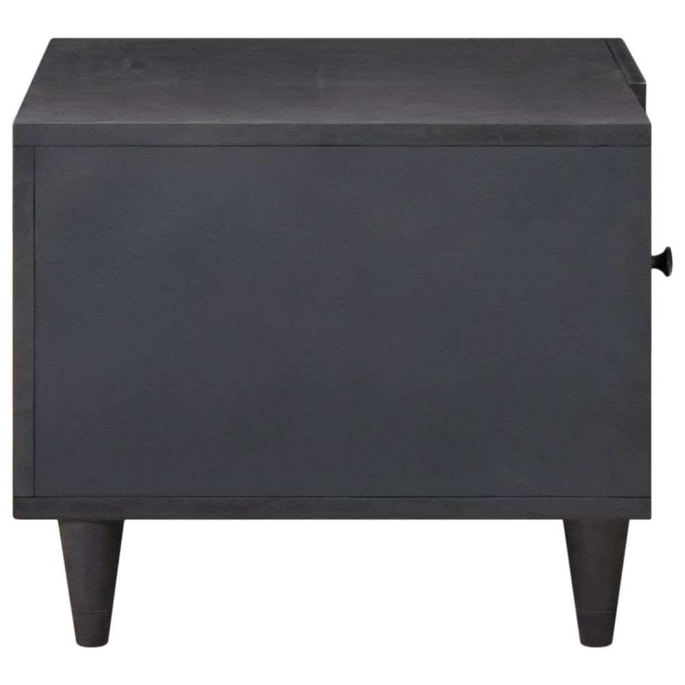Produktbild för Kaffeebord Flerfärgsdesign 80 x 50 x 40 cm Massivt mangoträ