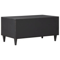 Produktbild för Kaffeebord Flerfärgsdesign 80 x 50 x 40 cm Massivt mangoträ