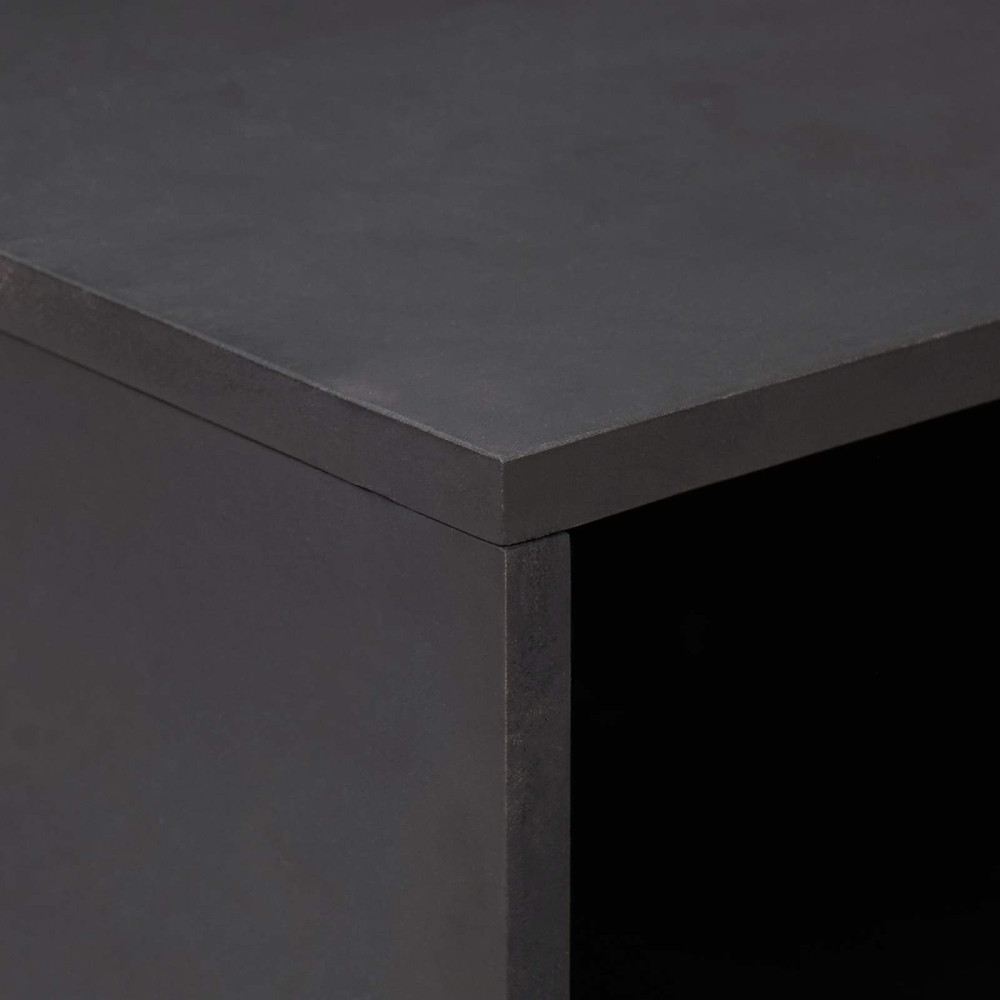 Produktbild för Kaffeebord Flerfärgsdesign 80 x 50 x 40 cm Massivt mangoträ