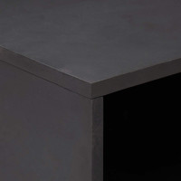 Produktbild för Kaffeebord Flerfärgsdesign 80 x 50 x 40 cm Massivt mangoträ