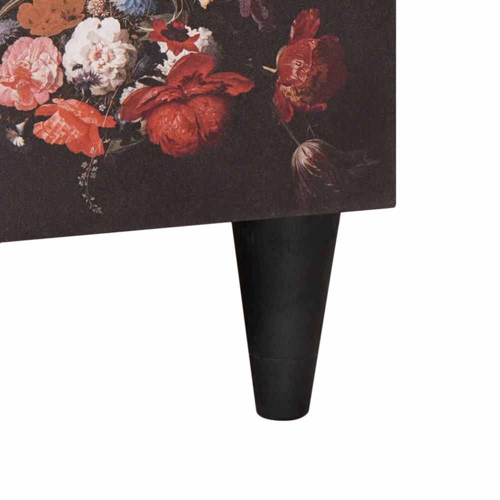 Produktbild för Kaffeebord Flerfärgsdesign 80 x 50 x 40 cm Massivt mangoträ