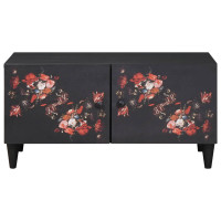 Produktbild för Kaffeebord Flerfärgsdesign 80 x 50 x 40 cm Massivt mangoträ