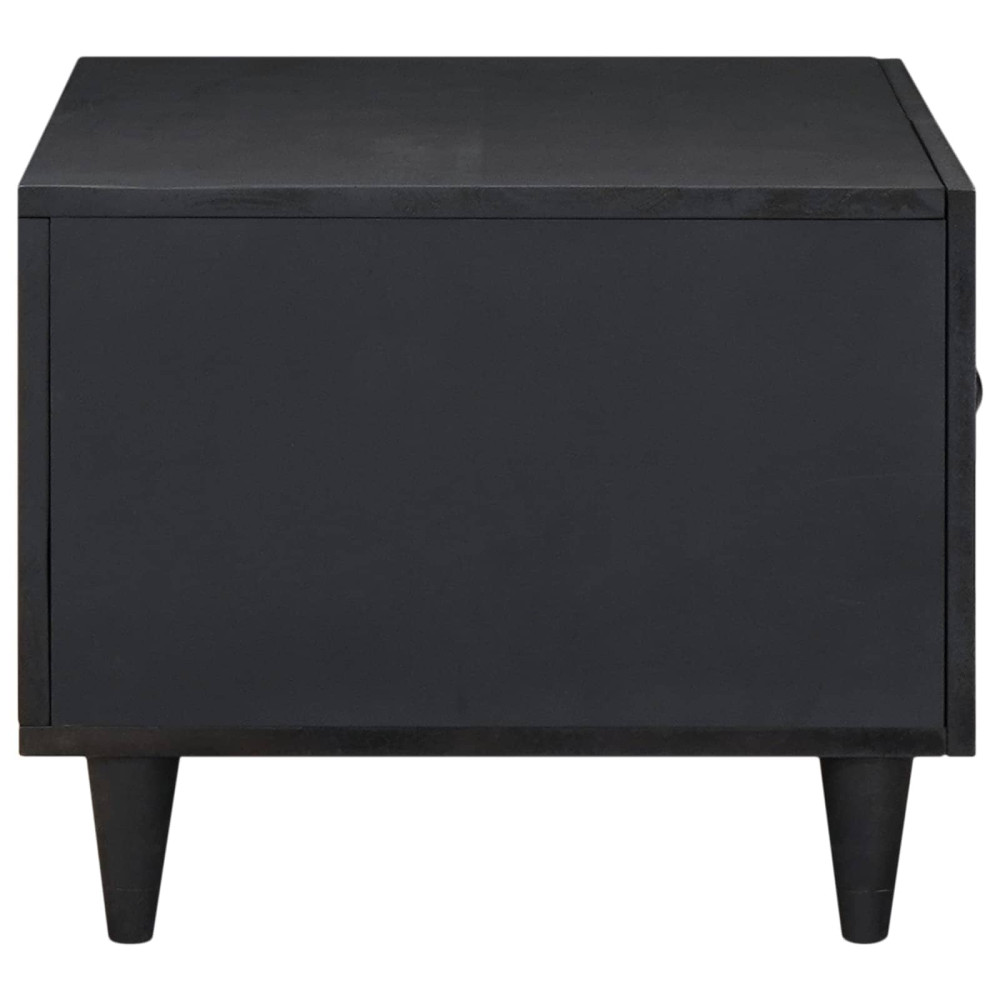 Produktbild för Kaffeebord Flerfärgsdesign 80 x 50 x 40 cm Massivt mangoträ