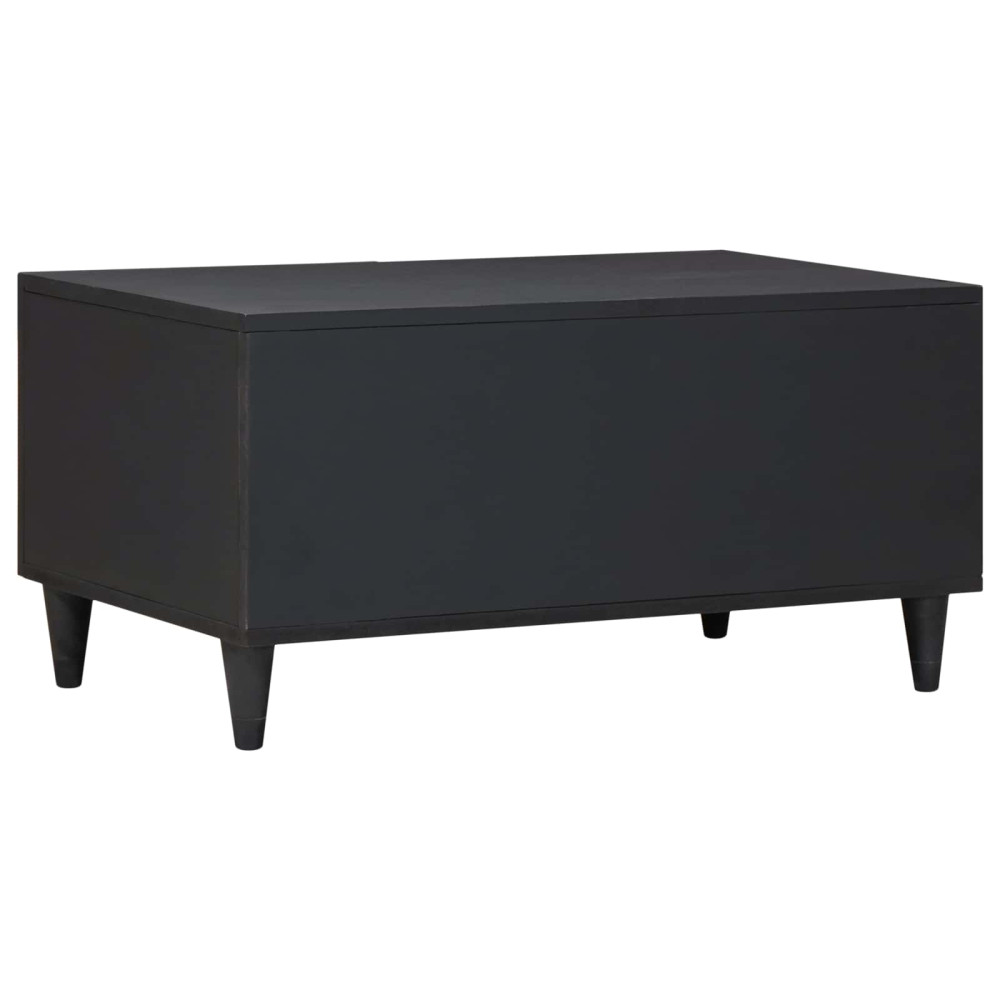 Produktbild för Kaffeebord Flerfärgsdesign 80 x 50 x 40 cm Massivt mangoträ