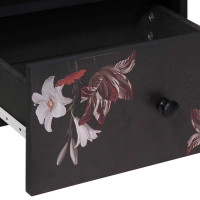 Produktbild för Sängbord med låda 2 pcs Brun 40 x 33 x 46 cm Massivt mangoträ