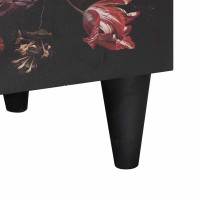 Produktbild för Sängbord Flerfärgsdesign 50 x 33 x 60 cm Massivt mangoträ