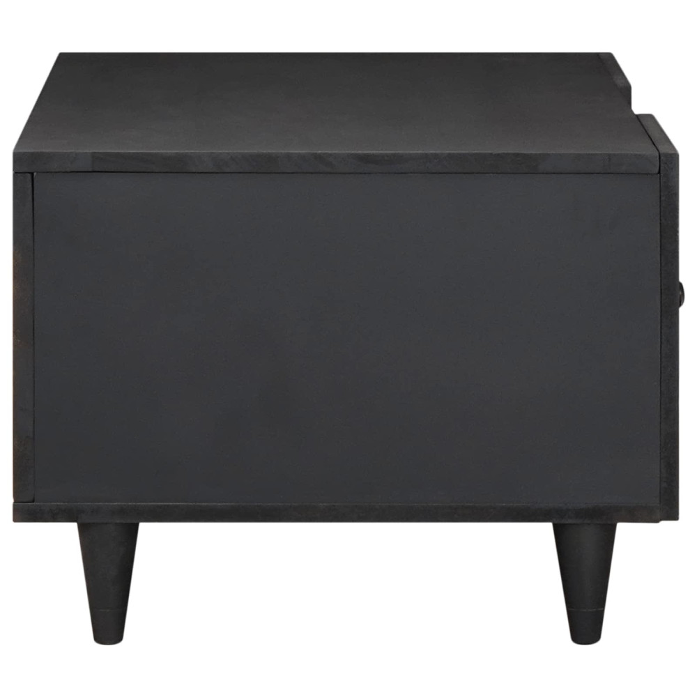 Produktbild för Kaffeebord Flerfärgsdesign 100 x 54 x 40 cm Massivt mangoträ