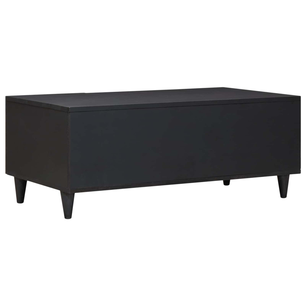 Produktbild för Kaffeebord Flerfärgsdesign 100 x 54 x 40 cm Massivt mangoträ