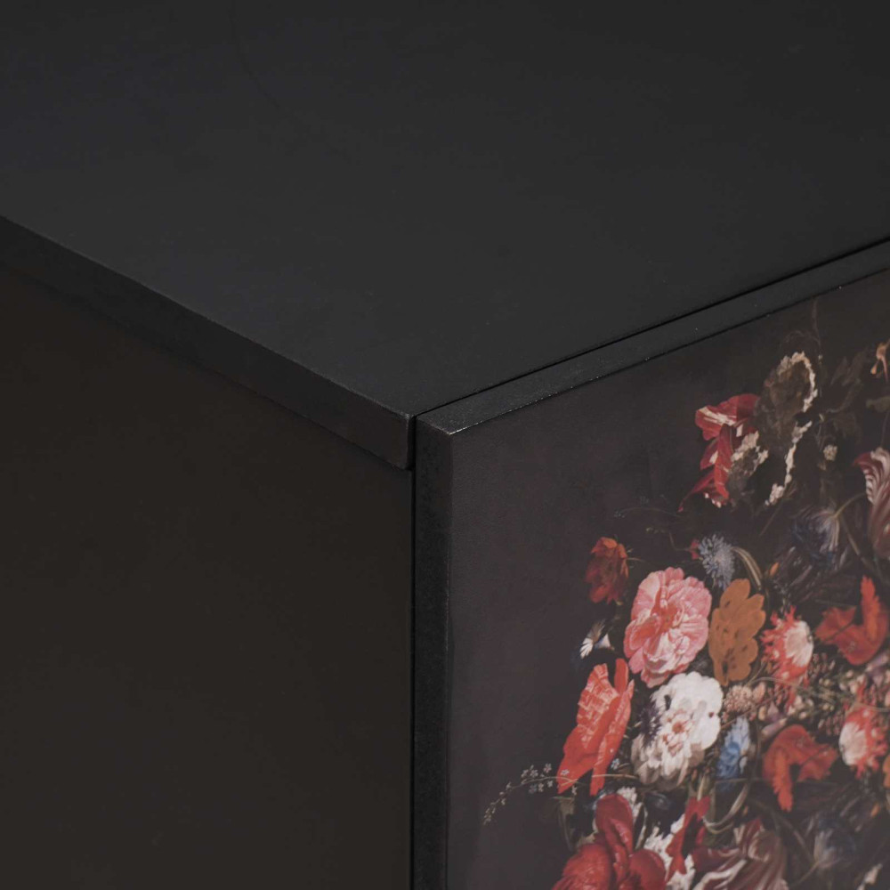 Produktbild för Kaffeebord Flerfärgsdesign 100 x 54 x 40 cm Massivt mangoträ
