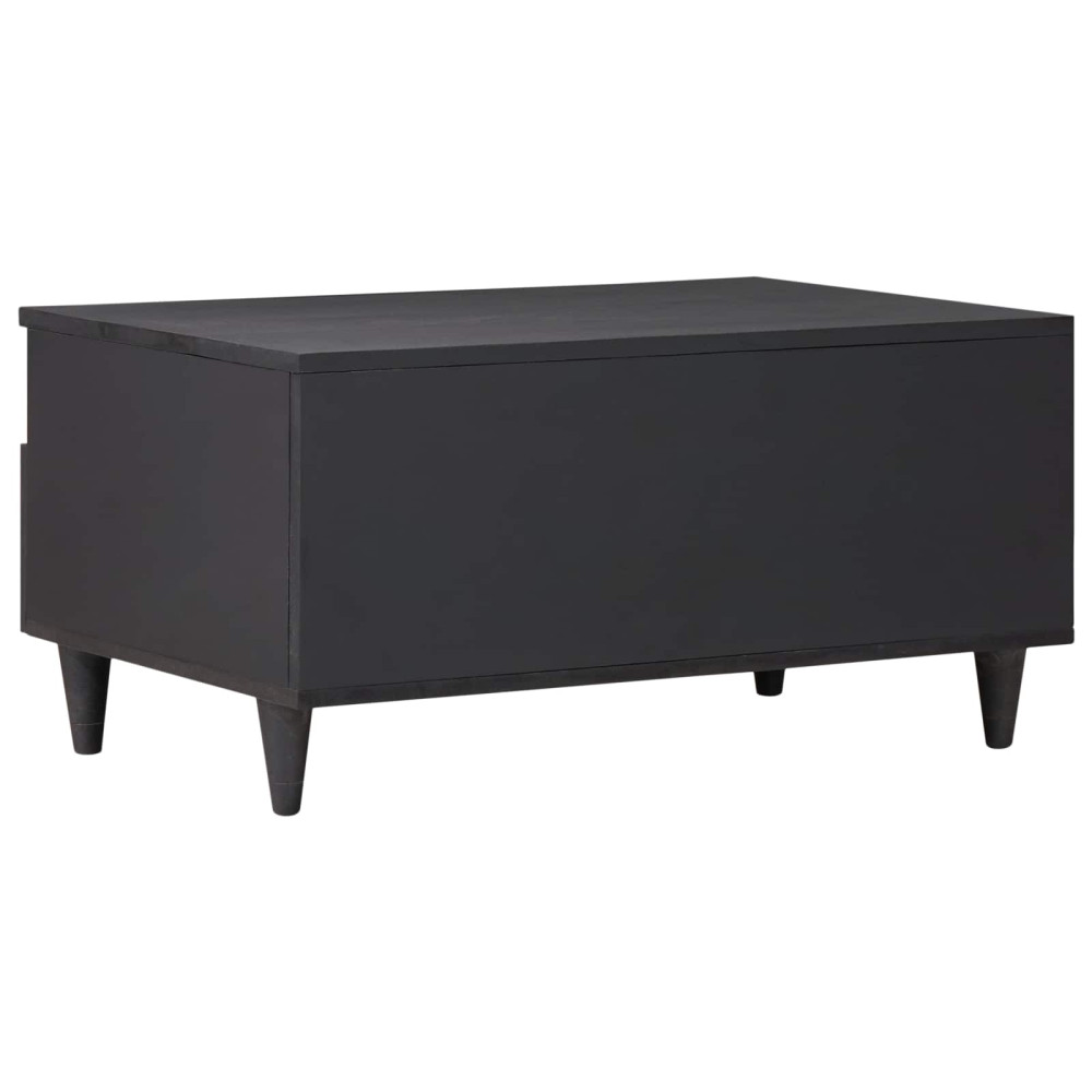 Produktbild för Kaffeebord Flerfärgsdesign 80 x 54 x 40 cm Massivt mangoträ