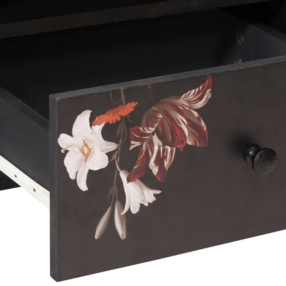 Produktbild för Kaffeebord Flerfärgsdesign 80 x 54 x 40 cm Massivt mangoträ