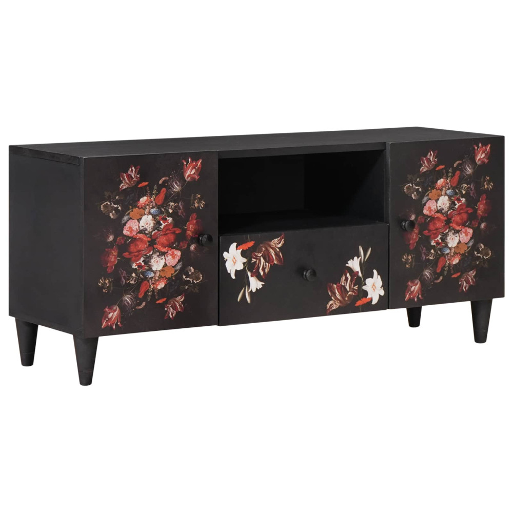 Produktbild för Förvaringsskåp med låda Flerfärgsdesign 105 x 33,5 x 46 cm