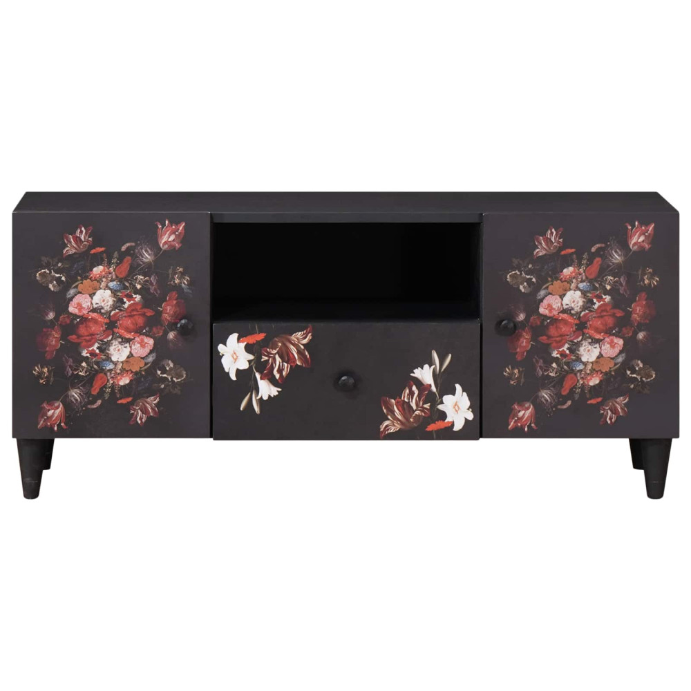 Produktbild för Förvaringsskåp med låda Flerfärgsdesign 105 x 33,5 x 46 cm