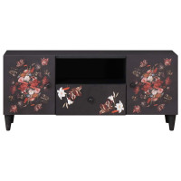 Produktbild för Förvaringsskåp med låda Flerfärgsdesign 105 x 33,5 x 46 cm