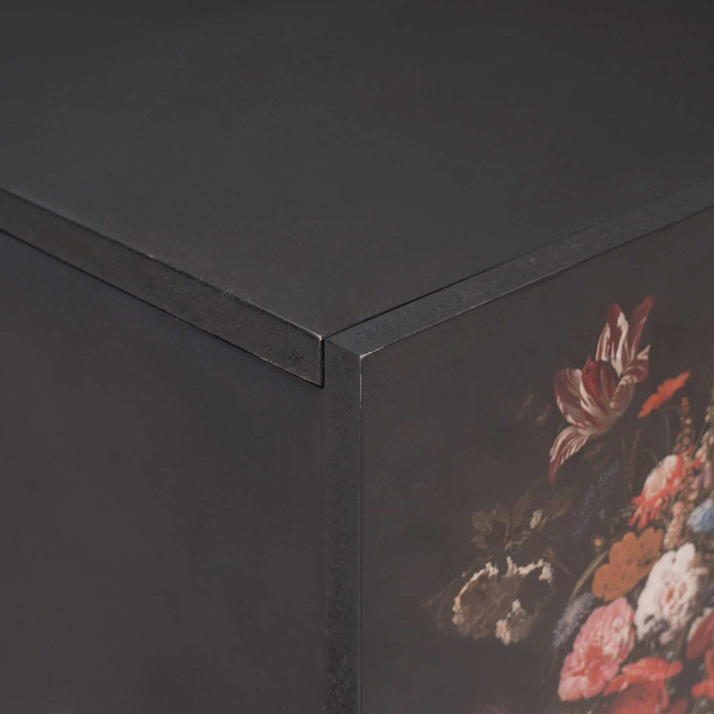 Produktbild för Förvaringsskåp med låda Flerfärgsdesign 105 x 33,5 x 46 cm