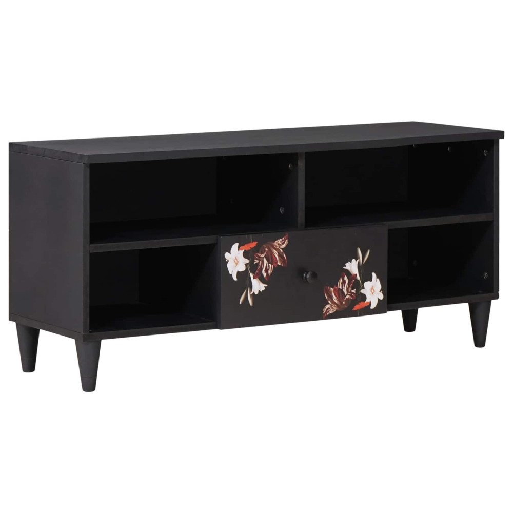 Produktbild för Förvaringsskåp med låda Flerfärgsdesign 100 x 33,5 x 46 cm