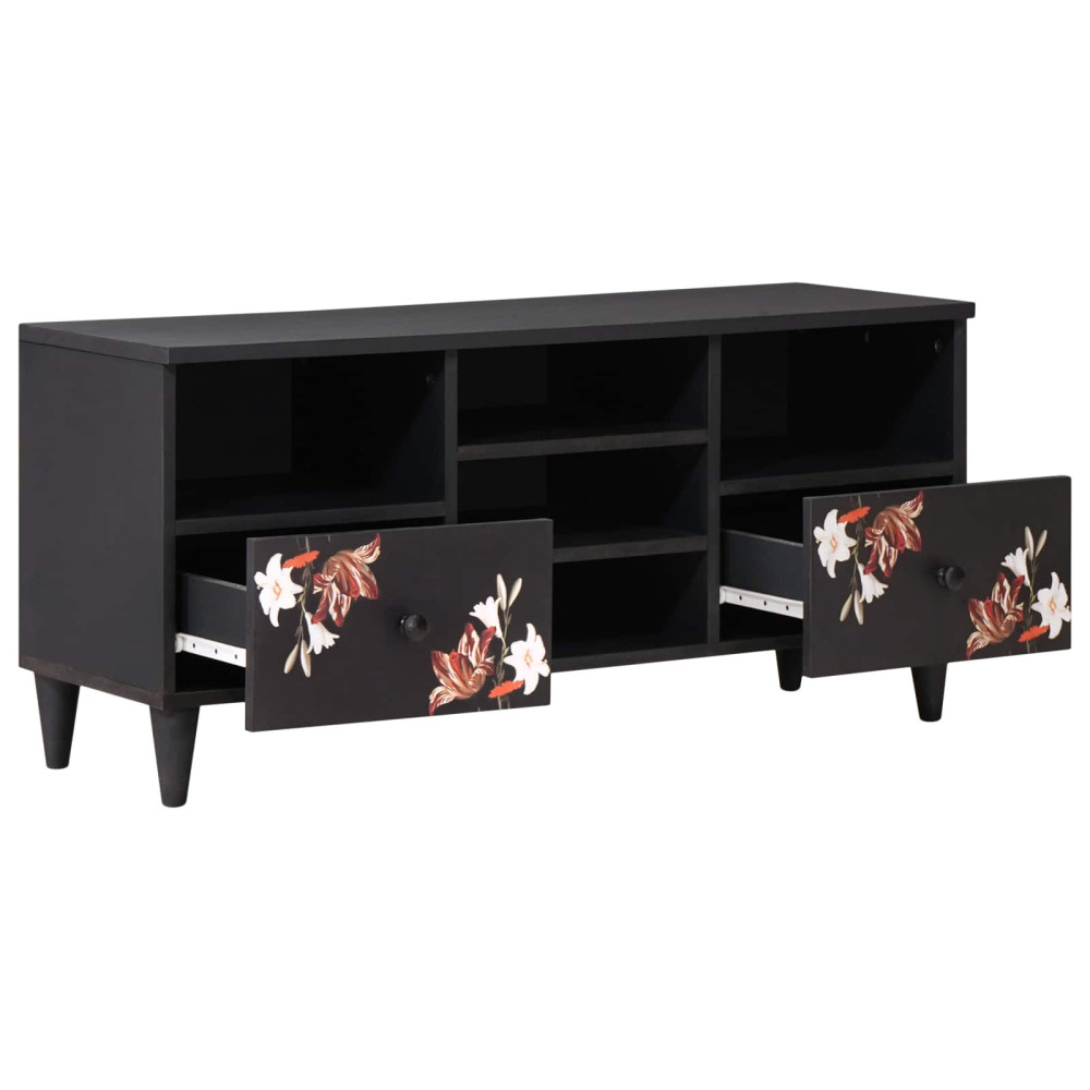 Produktbild för Förvaringsskåp med låda Flerfärgsdesign 100 x 33,5 x 46 cm