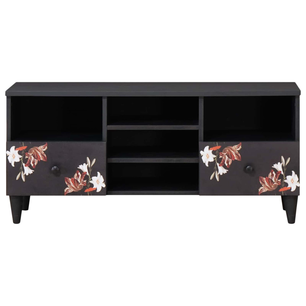 Produktbild för Förvaringsskåp med låda Flerfärgsdesign 100 x 33,5 x 46 cm