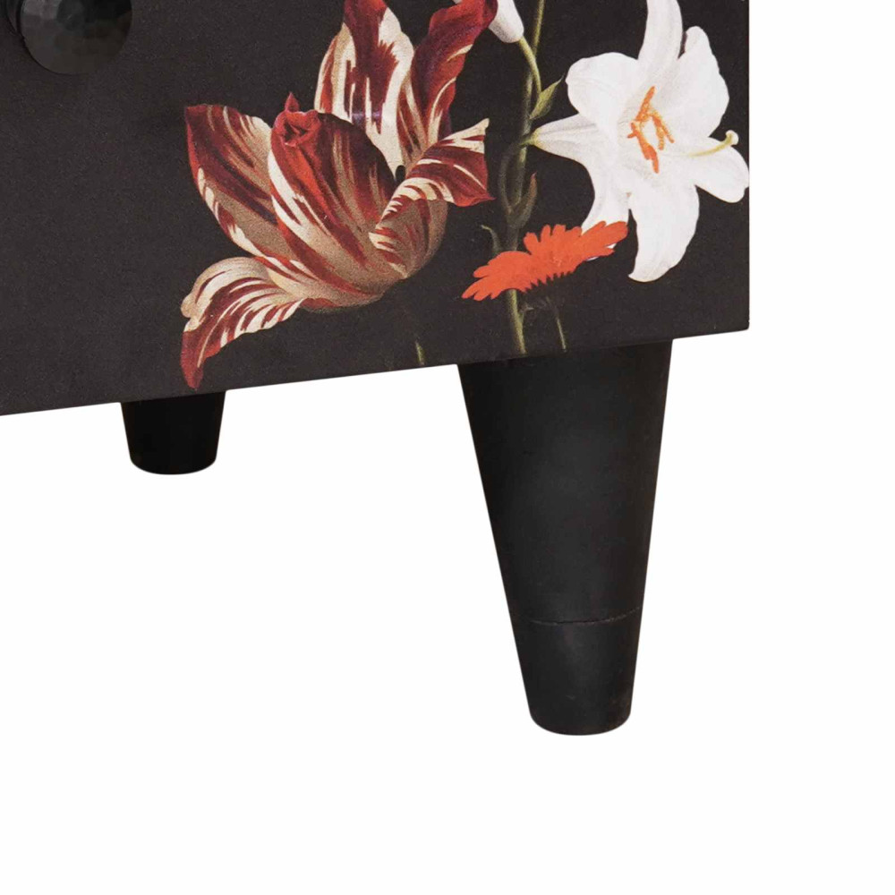 Produktbild för Förvaringsskåp med låda Flerfärgsdesign 100 x 33,5 x 46 cm