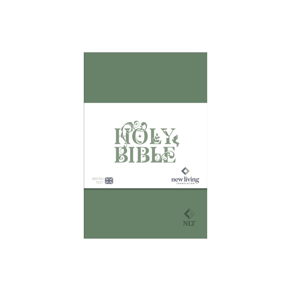 Produktbild för NLT Holy Bible, Sage Green Flexiback, Leather-Feel, Debossed Detailing, British Text, NLT New Living Translation, Flexiback, Standard size (häftad, eng)