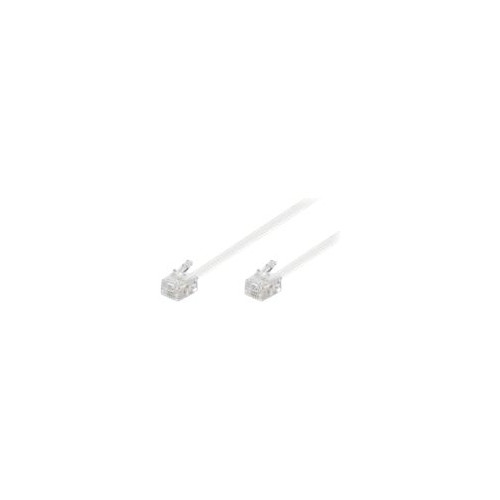 Goobay goobay telefonkabel - 3 m - vit