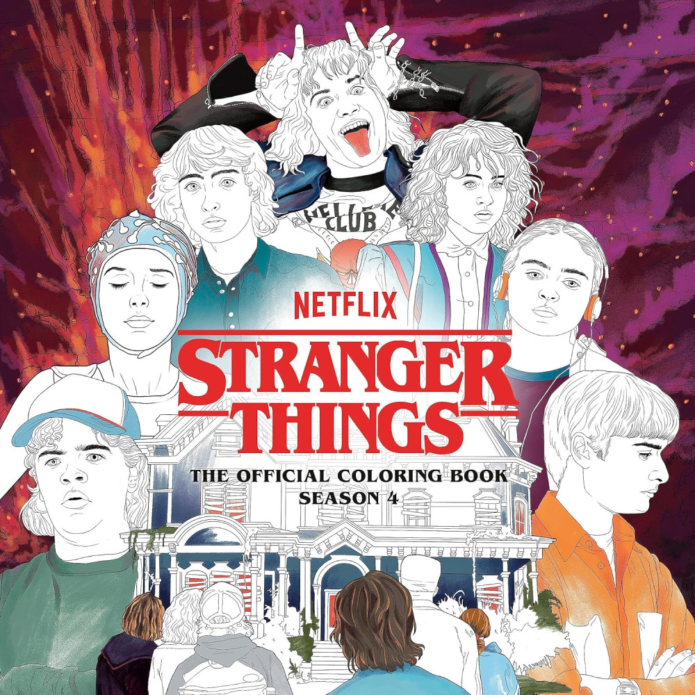 Produktbild för Stranger Things: The Official Coloring Book, Season 4 (bok, storpocket, eng)