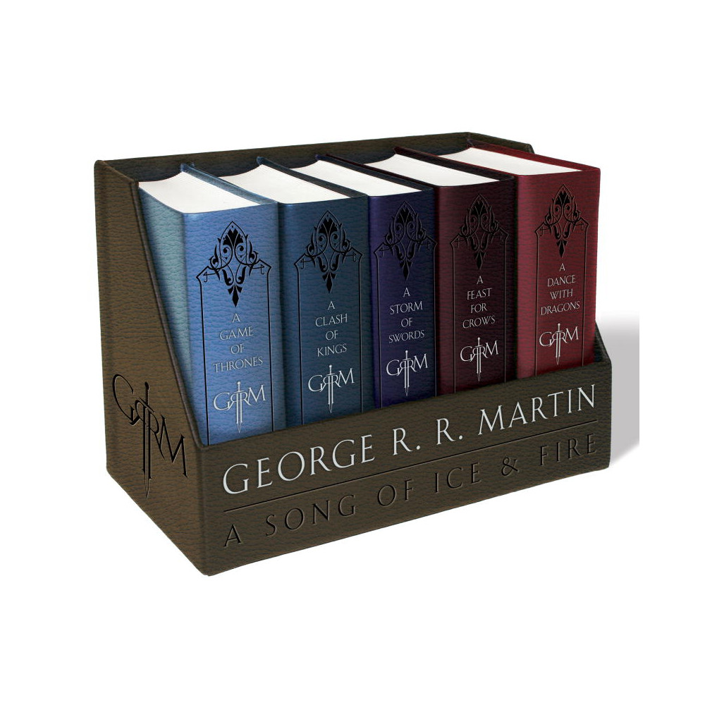 Produktbild för George r. r. martins a game of thrones leather-cloth boxed set (song of ice (inbunden, eng)