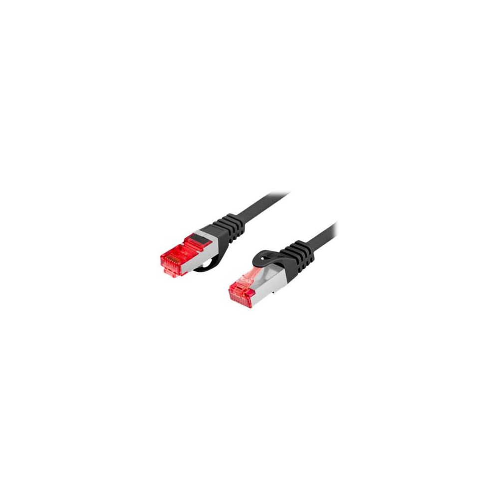 Produktbild för Lanberg PCF6-10CU - patch-kabel - 25 cm - svart