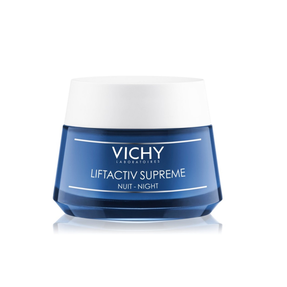 Produktbild för Vichy Liftactiv Supreme noční zpevňující a protivráskový krém s liftingovým efektem 50 ml