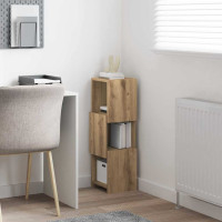 Produktbild för Hörnskåp Artisan Ek 25,5x25x80cm Konstruerat trä