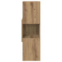 Produktbild för Hörnskåp Artisan Ek 25,5x25x80cm Konstruerat trä