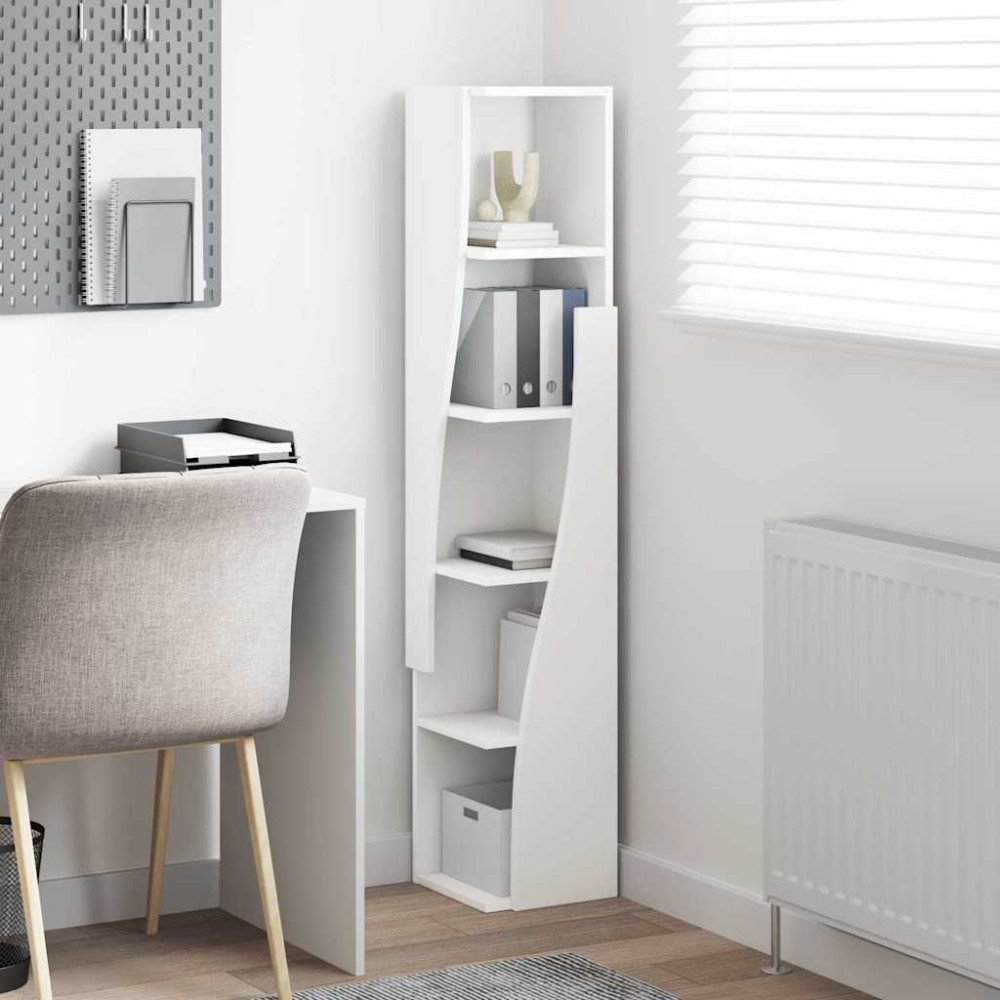 Produktbild för Hörnskåp 27,5x27x140cm Konstruerat trä