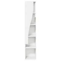 Produktbild för Hörnskåp 27,5x27x140cm Konstruerat trä