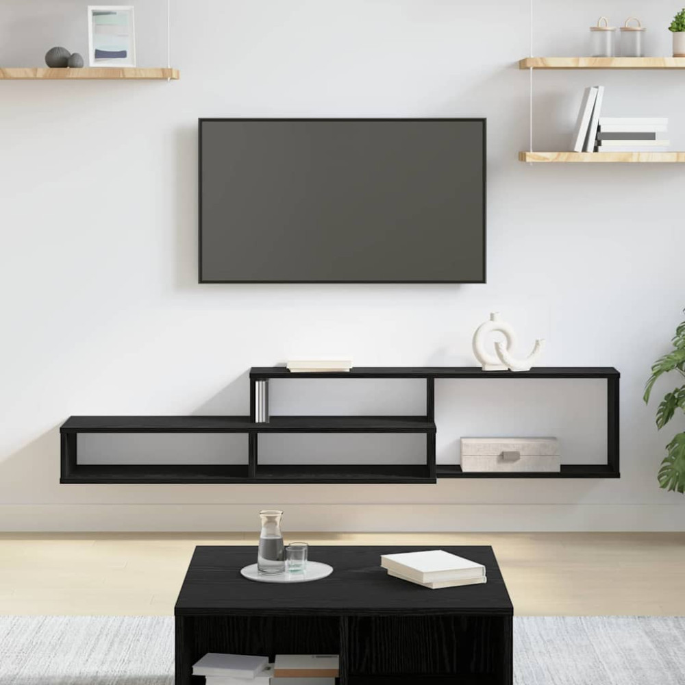 Produktbild för VäggTV-stativ 150x25x28,5cm Konstruerat trä