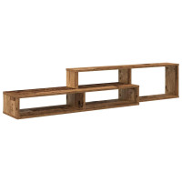Produktbild för VäggTV-stativ 150x25x28,5cm Konstruerat trä