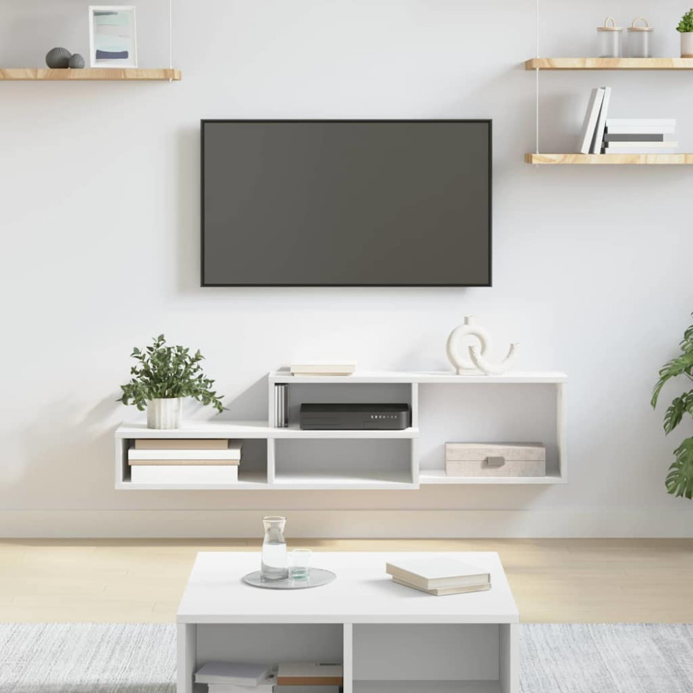 Produktbild för VäggTV-stativ 120x25x28,5cm Konstruerat trä