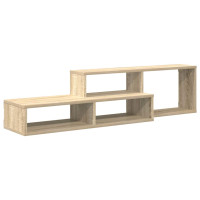 Produktbild för VäggTV-stativ 120x25x28,5cm Konstruerat trä