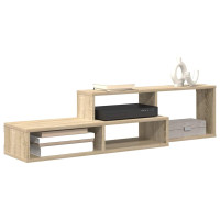 Produktbild för VäggTV-stativ 120x25x28,5cm Konstruerat trä