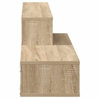 Produktbild för VäggTV-stativ 120x25x28,5cm Konstruerat trä