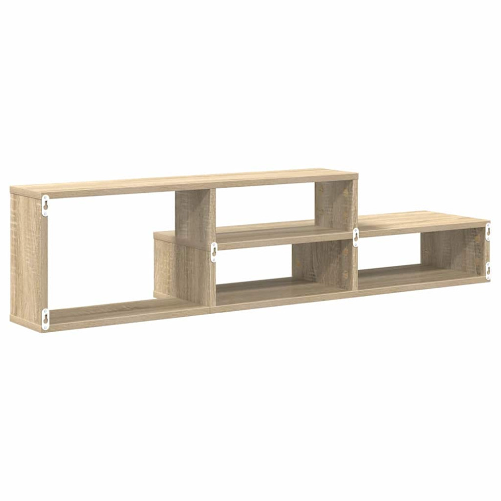 Produktbild för VäggTV-stativ 120x25x28,5cm Konstruerat trä