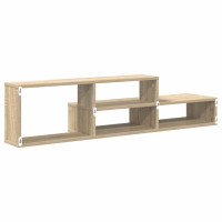 Produktbild för VäggTV-stativ 120x25x28,5cm Konstruerat trä