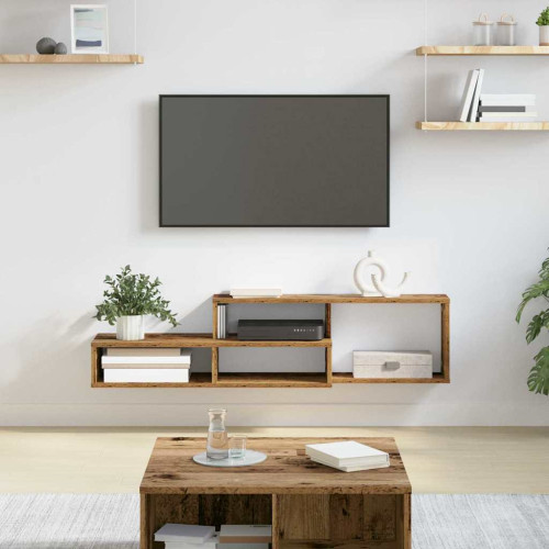 vidaXL VäggTV-stativ 120x25x28,5cm Konstruerat trä