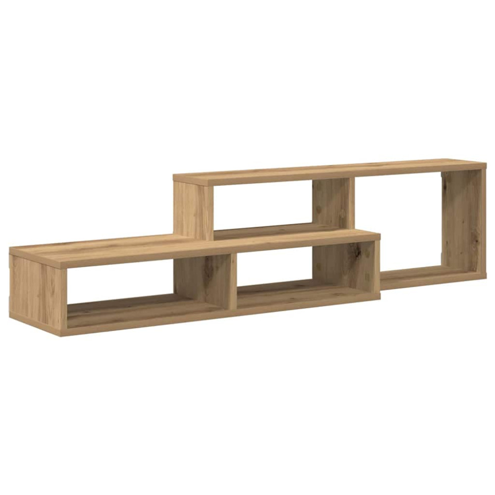 Produktbild för VäggTV-stativ 120x25x28,5cm Konstruerat trä