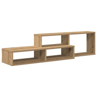 Produktbild för VäggTV-stativ 120x25x28,5cm Konstruerat trä