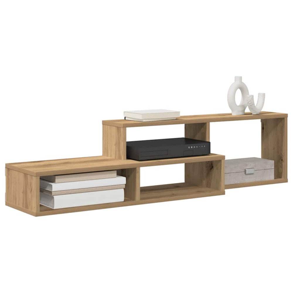 Produktbild för VäggTV-stativ 120x25x28,5cm Konstruerat trä