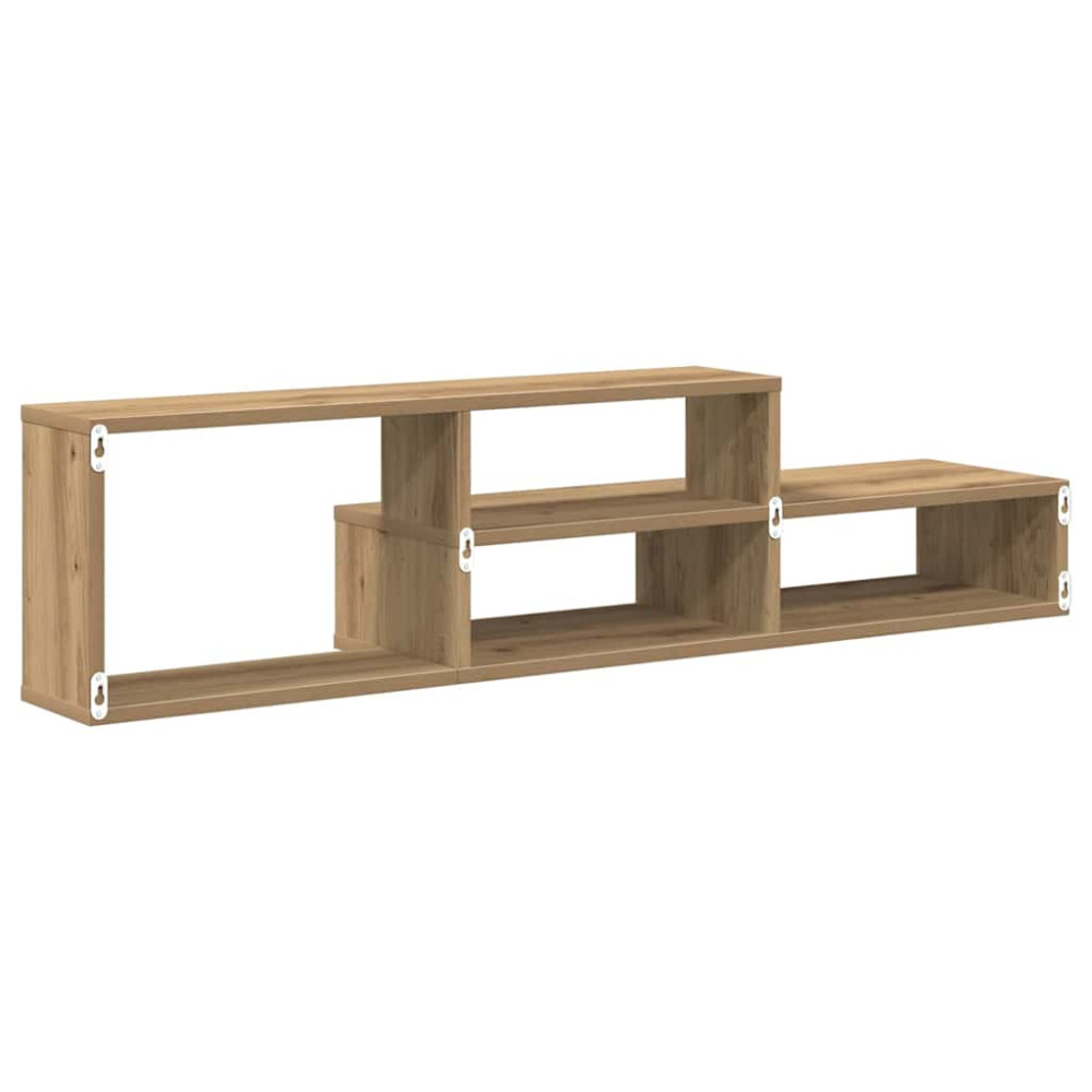 Produktbild för VäggTV-stativ 120x25x28,5cm Konstruerat trä
