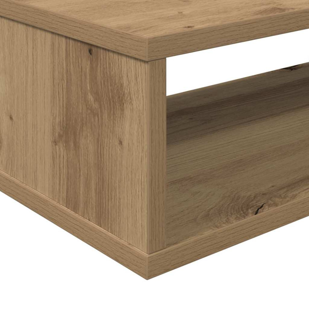 Produktbild för VäggTV-stativ 120x25x28,5cm Konstruerat trä