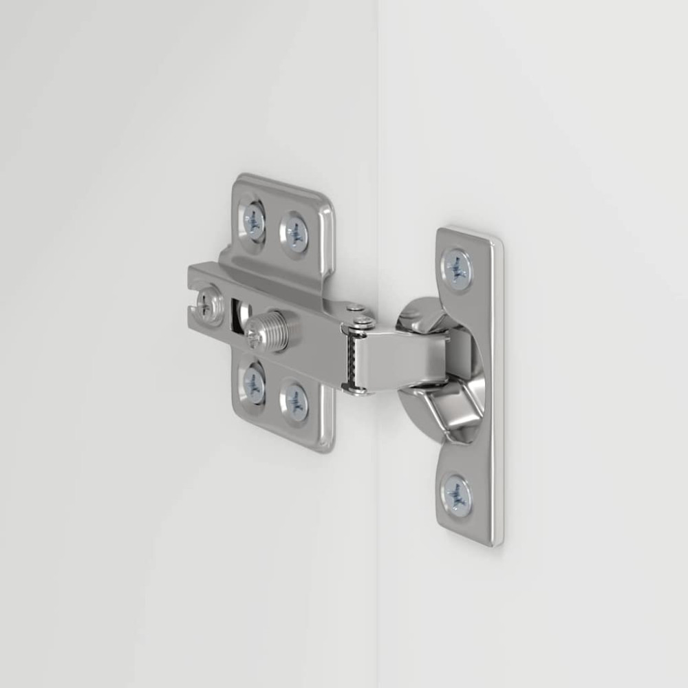 Produktbild för TV Vägghylla 2 pcs Vit 59,5 x 31 x 40 cm Konstruerat trä