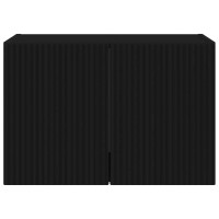 Produktbild för TV Vägghylla Svart 59,5 x 31 x 40 cm Konstruerat trä