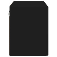 Produktbild för TV Vägghylla Svart 59,5 x 31 x 40 cm Konstruerat trä